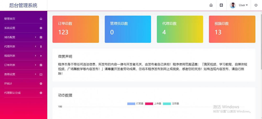 图片[5]-最新修复版云赏源码-2020视频打赏源码支持代理 内置8种打赏模板+多层防封+可设置广告+教程+免授权-蓝码字节-源码下载站